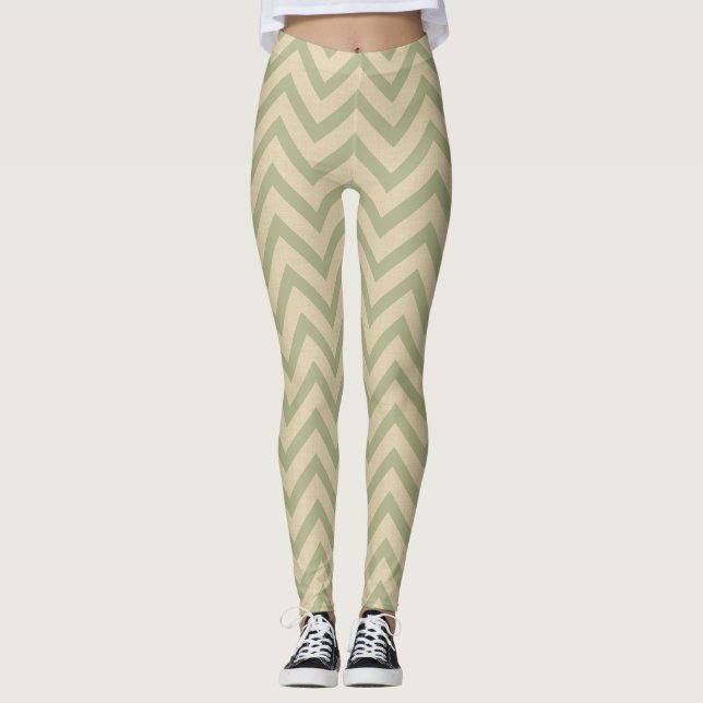 Leggings Chevrons de Coriander Spice Moods (Devant)
