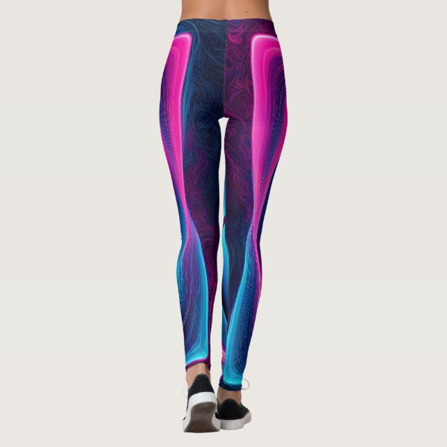 Leggings Chi Fusion : Les énergies dynamiques de Yin Yang (Dos)