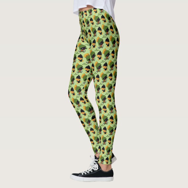 Leggings Chibi MARVIN THE MARTIAN™ & DAFFY DUCK™ (Gauche)