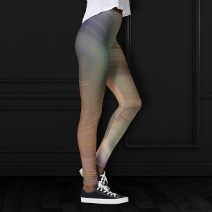 Leggings Chic Earthy Agate en pierre de cuivre naturel