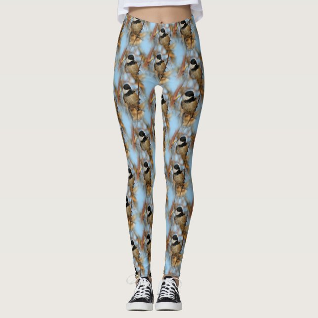 Leggings Chickadee Songbird, Joli Espérant (Devant)