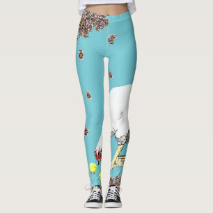 Leggings Chicks et A Hen