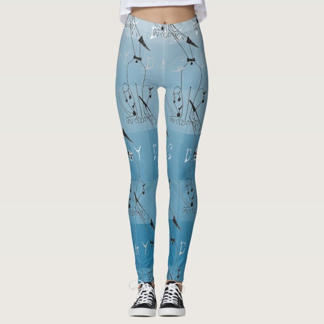 Leggings Chien chantant (Devant)