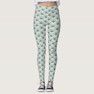 Leggings Chien Chien Chien Chien Chien Chien Jambes