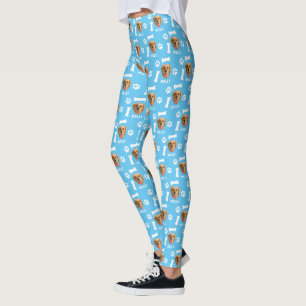 Leggings Chien customisé animal de compagnie photo et nom b
