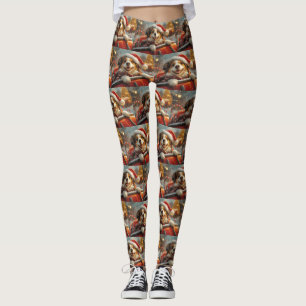 Leggings Chien de berger d'Anatolie Montagnes Russes Noël