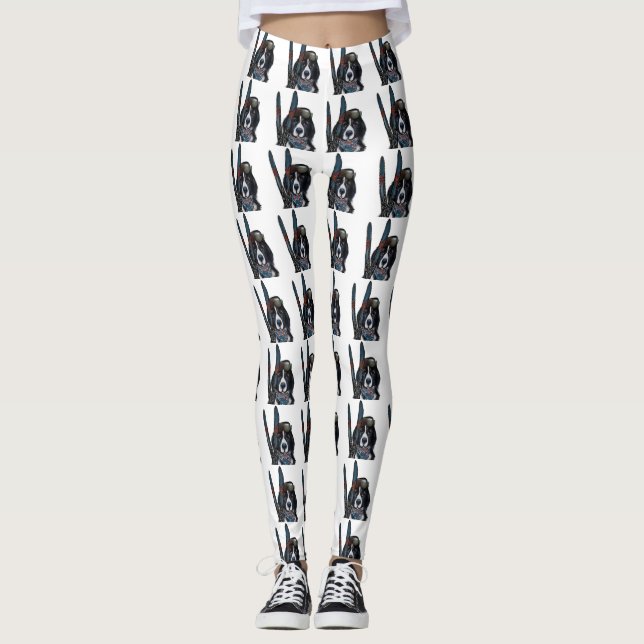 LEGGINGS CHIEN DE TERRE-NEUVE  (Devant)