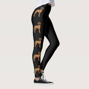 Leggings Chien lionhound africain Brown de Rhodesian Ridgeb