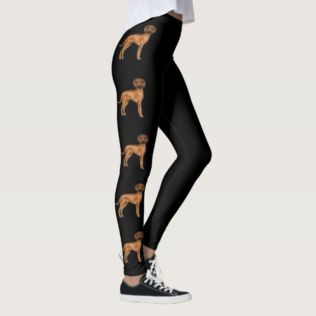 Leggings Chien lionhound africain Brown de Rhodesian Ridgeb (Droite)
