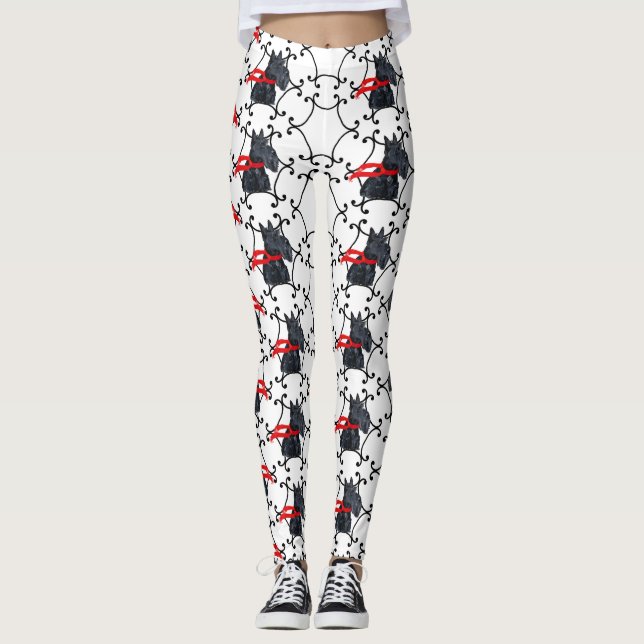 Leggings Chien Scottie (Devant)