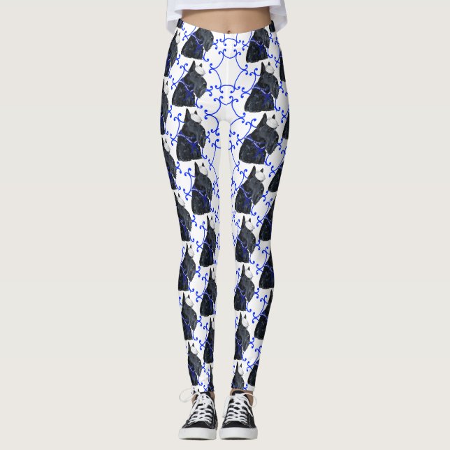 Leggings Chien Scottie (Devant)