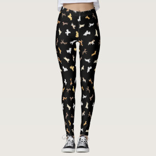 Leggings Chiens courants (grand motif)