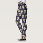 Leggings Chiens crèmes à cheveux longs de saucisse du motif<br><div class="desc">Montrez votre amour pour des chiens de saucisse dans le confort et le style avec ces guêtres de motif de teckels. La copie modelée mignonne, se perfectionnent pour le gymnase, le yoga, ou une soirée de détente avec votre Doxie par votre côté. Dessin original d'un teckel crème anglais à cheveux...</div>