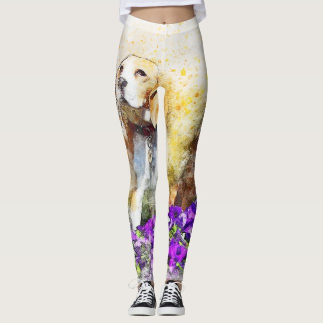 Leggings Chiens jumeaux (Devant)