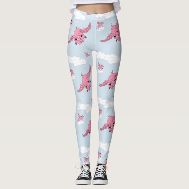 Leggings Chiens volants (Devant)