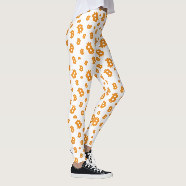 Leggings Chiffre Bitcoin - logo Btc (Droite)