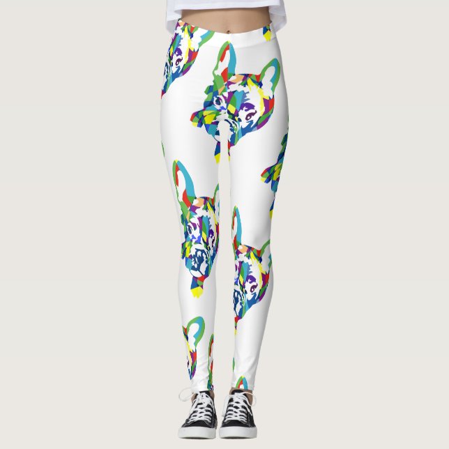 Leggings Chiffre de taureau français (Devant)