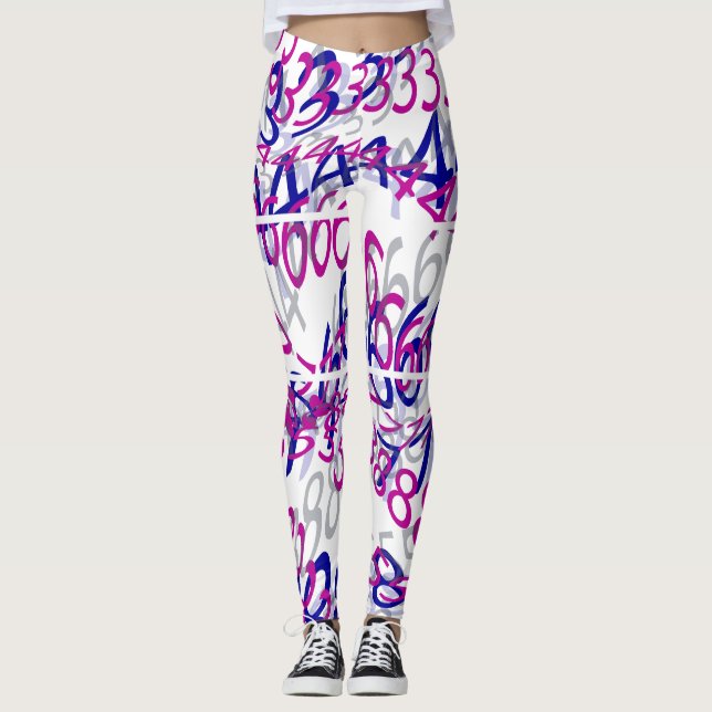 Leggings Chiffres (Devant)