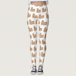 Leggings Chih tzu long cheveux dessin de chien