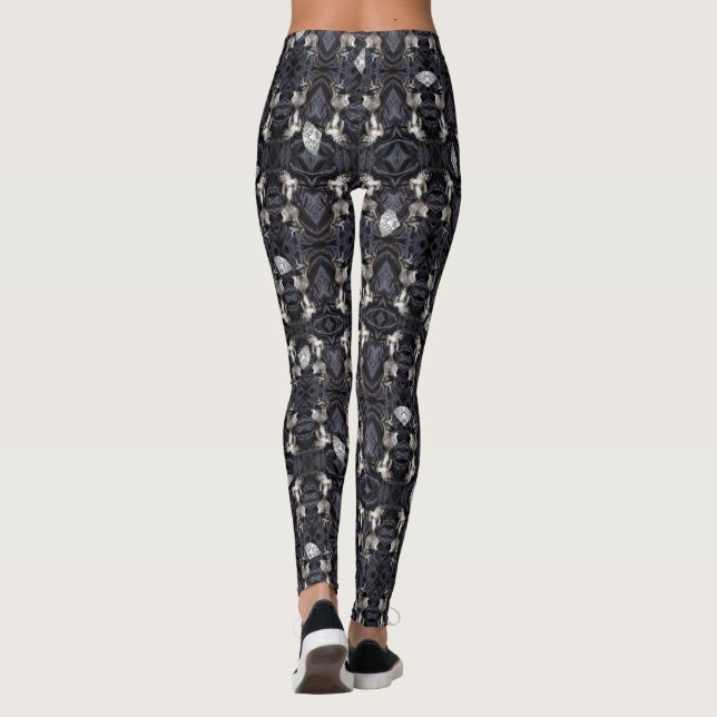 Leggings Chimigos - Chihuahuas et diamants (Dos)