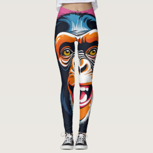 Leggings Chimpanzé fou mignon