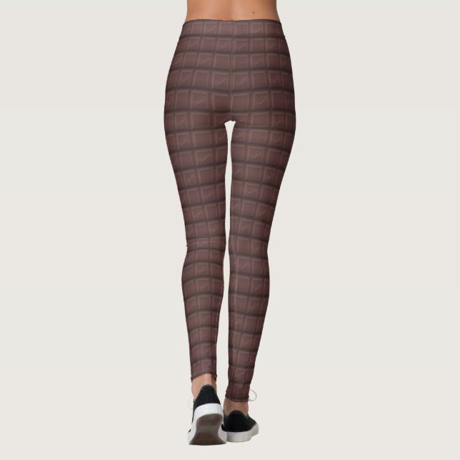 Leggings chocolat au lait (Dos)