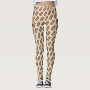 Leggings Chocolat Fudge crème glacée Fudgesicle Popsicle Po