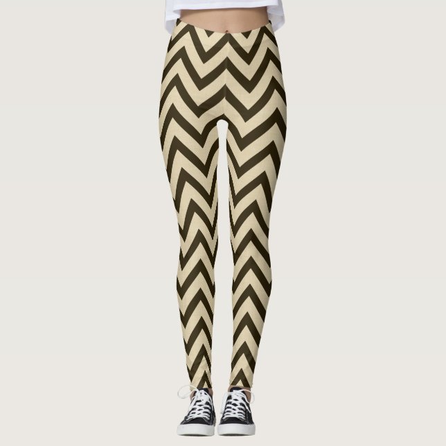 Leggings Chocolat Spice Moods Chevrons (Devant)