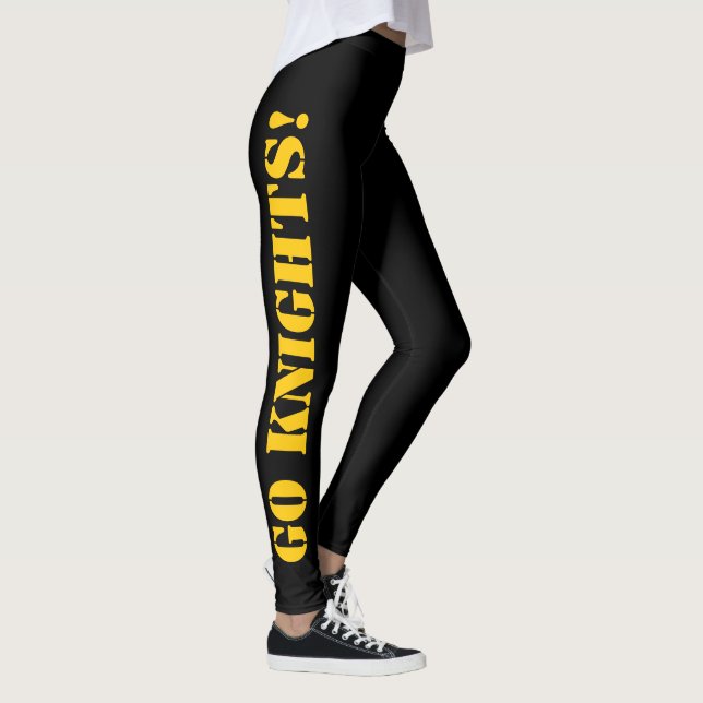 Leggings CHOISISSEZ VOS COULEURS SCOLAIRES Nom Black Gold (Droite)
