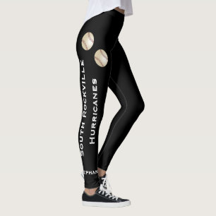 Leggings CHOISISSEZ VOS guêtres d'équipe de baseball de