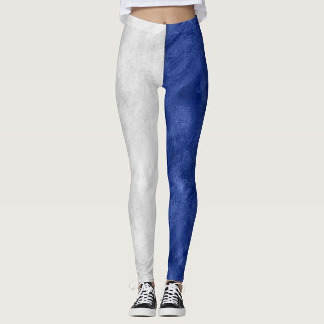 Leggings Choose from 26 Watercolor Nautical Maritime Flags (Devant)