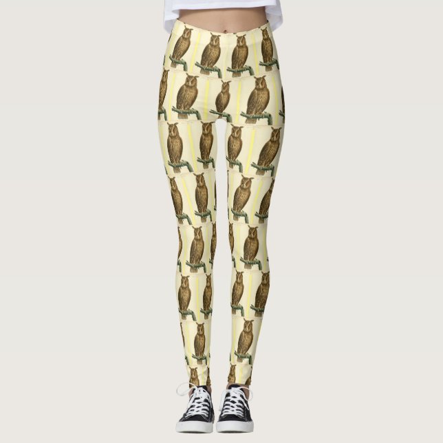 Leggings Chouette à grande corne Thunder_Cove (Devant)