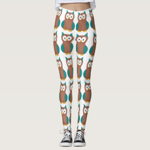 Leggings Chouette de dessin d'oiseaux chauds Chouette Poste