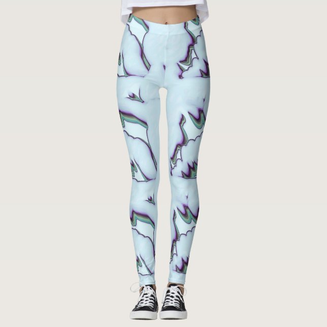 Leggings Chouette des neiges (Devant)