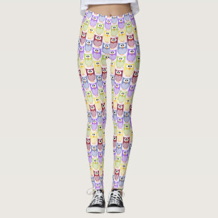 Leggings Chouettes mignonnes, Chouette Motif, Chouettes pou