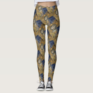 Leggings Christ Pantocrator Mosiac Iconique Religieux Romai