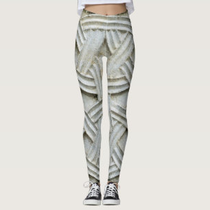 Leggings Christian Stone Carving Ancien Motif