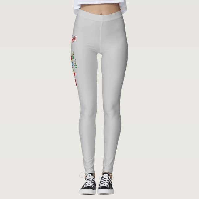 Leggings Christmas Bare Branch Tree - Merry Christmas (Devant)