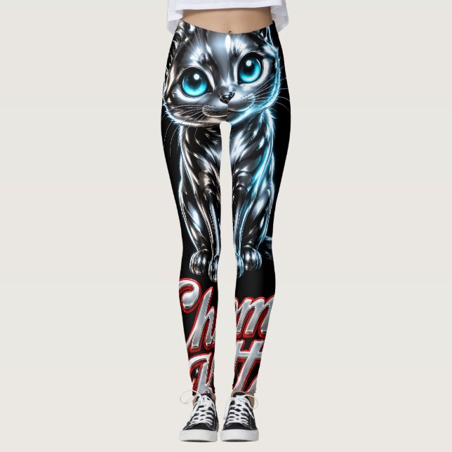 Leggings Chrome Kitten Nightlife (Devant)