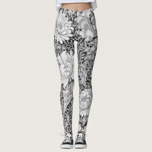 Leggings Chrysanthemum Grey, William Morris