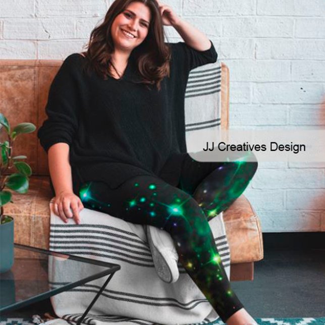 Leggings Ciel de nuit Art céleste et étoiles (Créateur téléchargé)