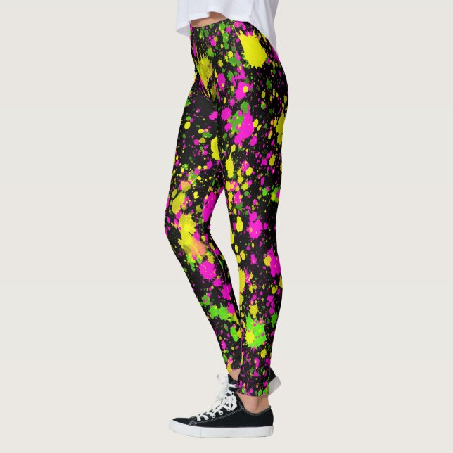 Leggings Ciel étoilé Multicolore Luxe Astronomie Espace (Gauche)