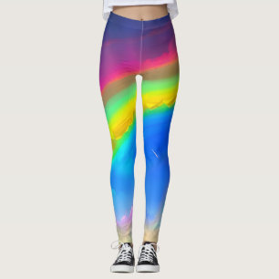 Leggings Ciel lumineux arc-en-ciel