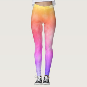 Leggings Ciel partiellement nuageux coloré Photographie Ab