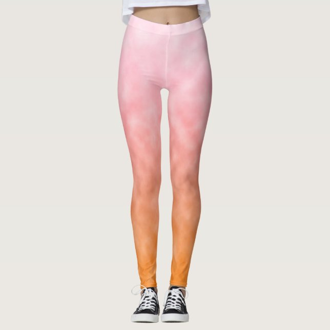 Leggings Cieux d'abricot (Devant)