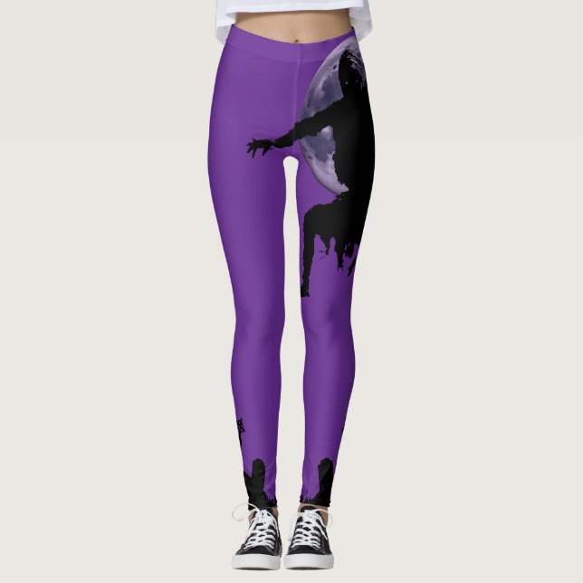 Leggings "Cimetière Sinister" (Devant)