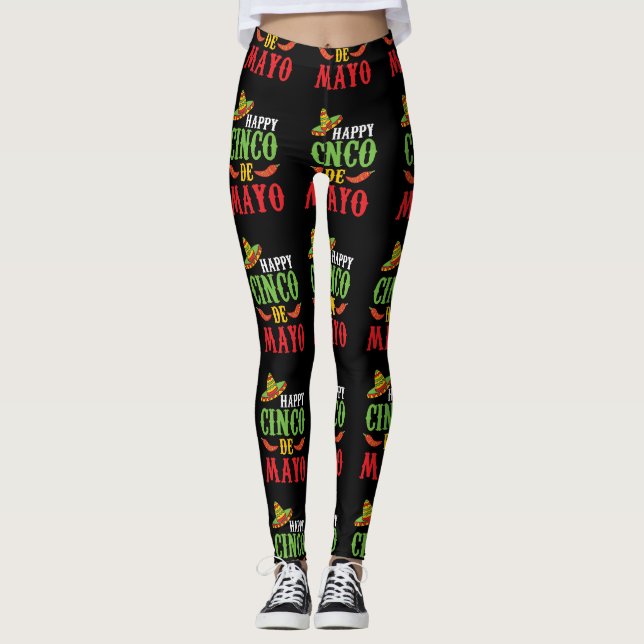 Leggings Cinco De Mayo (Devant)