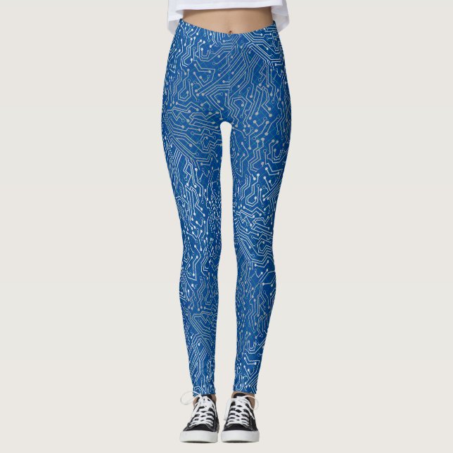 Leggings Circuit connecté A.b Bleu BG (Devant)