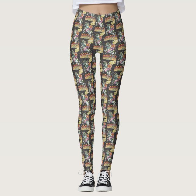 LEGGINGS CIRCUS EN COURBURE, HAUT-DE-CHAUSSÉE DE L'UNICORN  (Devant)