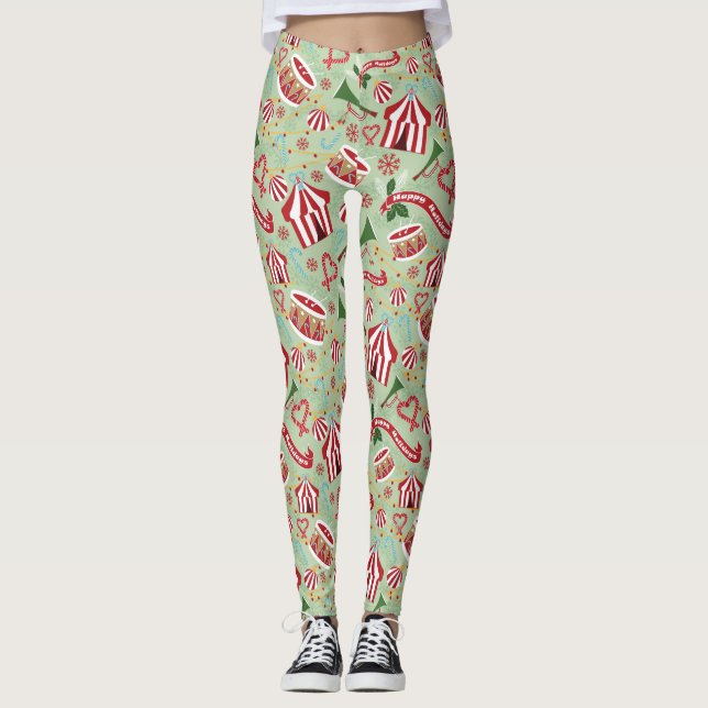 Leggings Cirque de Noël (Devant)